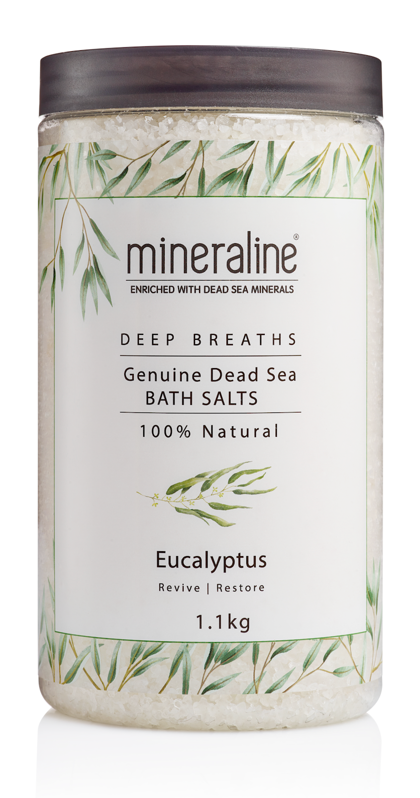 Deep Breaths Eucalyptus Genuine Dead Sea Bath Salts | أملاح البحر الميت بزيت الأوكالبتوس