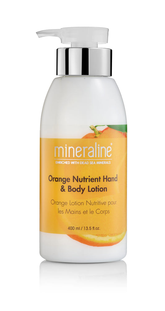 Orange Nutrient Hand & Body Lotion | ⁨كريم مغذي لليدين والجسم برائحة البرتقال⁩